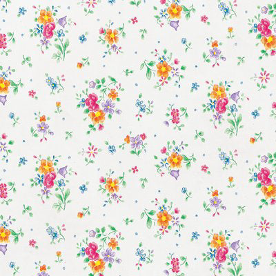 PLASTICA ADESIVA 2494 HOME DECO FIORATO BIANCO H.CM 45 L.MT 15 Immagine principale del prodotto