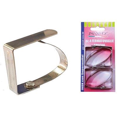 FERMATOVAGLIE A MOLLA PRONTY INOX CF=PZ 4 Immagine principale del prodotto