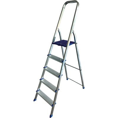 SCALA LIBRETTO TITAN SICOS ALLUMINIO/POLIPROPILENE GRADINI 4 H.CM  88 Immagine principale del prodotto