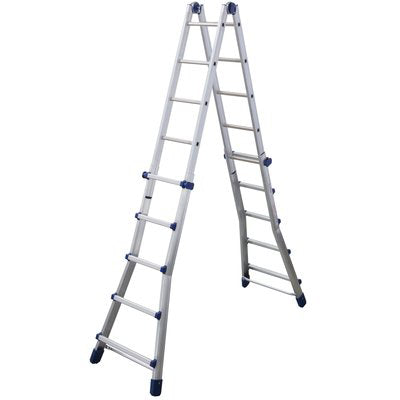 SCALA TELESCOPICA BRIKO BLU FACAL ALLUMINIO H.CM 148/512 PIOLI 5+5 Immagine principale del prodotto