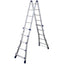 SCALA TELESCOPICA BRIKO BLU FACAL ALLUMINIO H.CM 148/512 PIOLI 5+5
