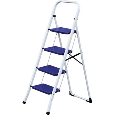 SGABELLO ALADINO DOMUS ACCIAIO VERNICIATO GRADINI 4 H.MM 900 Immagine principale del prodotto