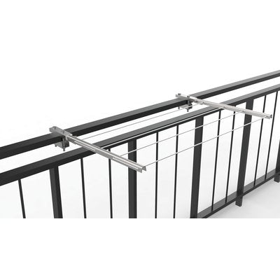 STENDINO PIEGHEVOLE X RINGHIERA 713 MINUTEX ACCIAIO ZINCATO CM 58 CF=PZ 2 Immagine principale del prodotto