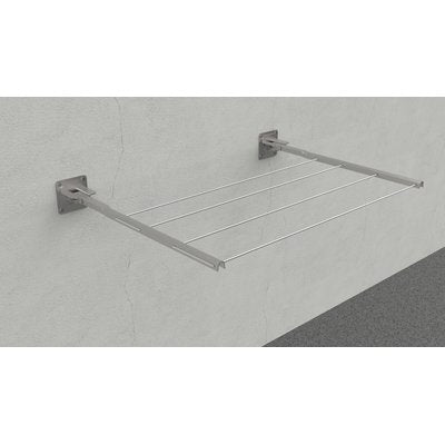 STENDINO A MURO PIEGHEVOLE 714 MINUTEX ACCIAIO ZINCATO CM 60 CF=PZ 2 Immagine principale del prodotto