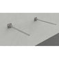 STENDINO A MURO PIEGHEVOLE 714 MINUTEX ACCIAIO ZINCATO CM 60 CF=PZ 2