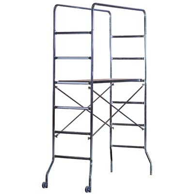 TRABATTELLO SUPERTRIO MARCHETTI ACCIAIO ZINCATO CM 169X65 H.CM 162/218