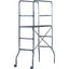 TRABATTELLO TRIO MARCHETTI ACCIAIO ZINCATO CM 130X60 H.CM 118/188
