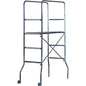 TRABATTELLO TRIO MARCHETTI ACCIAIO ZINCATO CM 130X60 H.CM 118/188