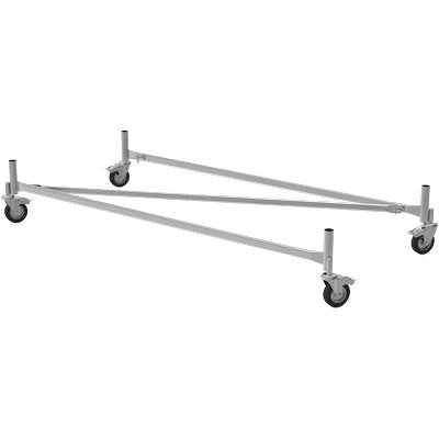 BASE TRABATTELLO GRIM EU 75 50045 MARCHETTI ACCIAIO ZINC CM 165X75 + 4 RUOTE Immagine principale del prodotto