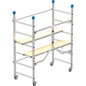 TRABATTELLO DINAMICO MARCHETTI ALLUMINIO RICHIUDIBILE CM 155-26X82 H.CM 110/188