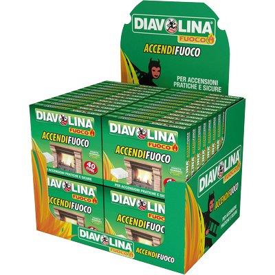 ACCENDIFUOCO DIAVOLINA FUOCO MINI EXPO CUBETTI 40 Immagine principale del prodotto