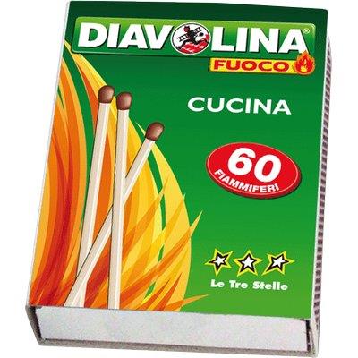 FIAMMIFERI CORTI DIAVOLINA MM  55 CF=4XPZ 60