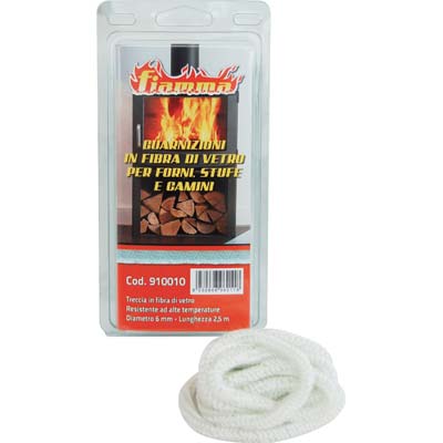 GUARNIZIONE TRECCIA X STUFA FIAMMA MM 10 MT 2,5