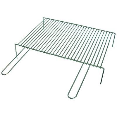 GRATICOLA BARBECUE A BARRE SINGOLA FD ACCIAIO CROMATO MANICI 2 CM 70X35 Immagine principale del prodotto