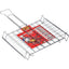 GRATICOLA BARBECUE A BARRE DOPPIA FD ACCIAIO CROMATO CM 30X25