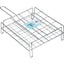 GRATICOLA BARBECUE A RETE DOPPIA CARCIOFI FD ACCIAIO CROMATO CM 30X30