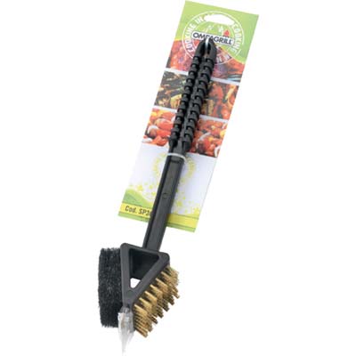 SPAZZOLA BARBECUE SP360 OMPAGRILL SPUGNA ABRASIVA + SPAZZOLA OTTONE CM 36 Immagine principale del prodotto