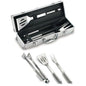 POSATE BARBECUE VALIGETTA 03380 OMPAGRILL ALLUMINIO/ACCIAIO CF=PZ 3 CM 38