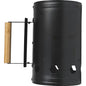 CIMINIERA ACCENDI CARBONELLA DOMUS ACCIAIO VERNICIATO/LEGNO CM 16 H.CM 27,3