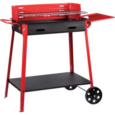 BARBECUE CARBONELLA MAXI + RUOTE FD CM 60X40 H.CM 85 Immagine principale del prodotto
