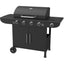 BARBECUE GAS SAMBA 4+1 DOMUS FUOCHI 4+1 CM 131X58 H.CM 103