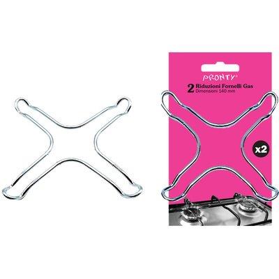 RIDUTTORE X FORNELLO GAS PRONTY ACCIAIO CROMATO CF=PZ 2 Immagine principale del prodotto