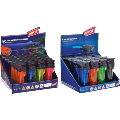 ACCENDINO RICARICABILE GASTORCH PIEZO ANTIVENTO COLORI MIX Immagine principale del prodotto