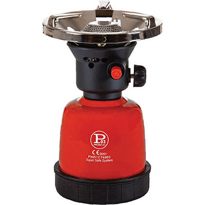 FORNELLO GAS A CARTUCCIA PIEZO PROJECT ACCIAIO VERNICIATO KW 2,2 GR/H 160 COOK 100 P Immagine principale del prodotto