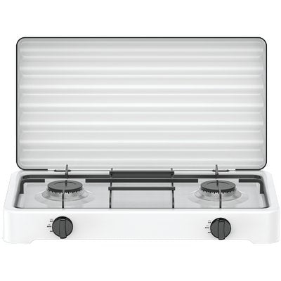 FORNELLO GAS FLAME 2 DOMUS ACCIAIO VERNICIATO BRUCIATORE 2 KW 4,4 Immagine principale del prodotto
