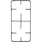 GRIGLIA X FORNELLO GAS FLAME 4