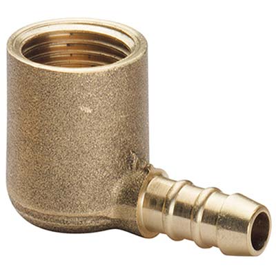 PORTAGOMMA GPL 90° FILETTO FEMMINA OTTONE MM 10 1/2F Immagine principale del prodotto