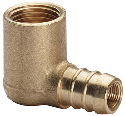 PORTAGOMMA METANO 90° FILETTO FEMMINA OTTONE MM 14 1/2F Immagine principale del prodotto