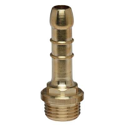 PORTAGOMMA METANO DRITTO FILETTO MASCHIO OTTONE MM 14 1/2M Immagine principale del prodotto