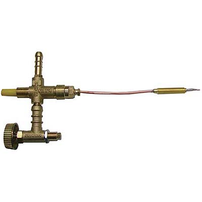 RUBINETTO GPL SICUREZZA OTTONE MM 10 + TERMOCOPPIA CM 25 Immagine principale del prodotto