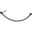 TUBO GAS TRECCIA X CENTRALINE + CHIAVE ACCIAIO ZINCATO 1/2F CM 100
