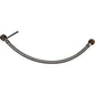 TUBO GAS TRECCIA X CENTRALINE + CHIAVE ACCIAIO ZINCATO 1/2F CM 100