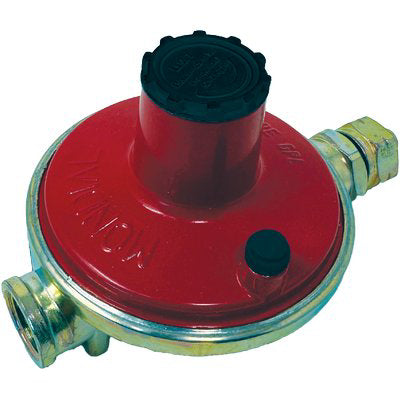 REGOLATORE GAS GPL BP TARATURA VARIABILE INTERNA KG/H 10 MBAR 30/60 + PORTAGOMMA GPL Immagine principale del prodotto