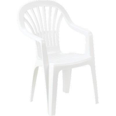SEDIA ZENA + BRACCIOLI PROGARDEN PP BIANCO CM 55X56 H.CM 90 Immagine principale del prodotto