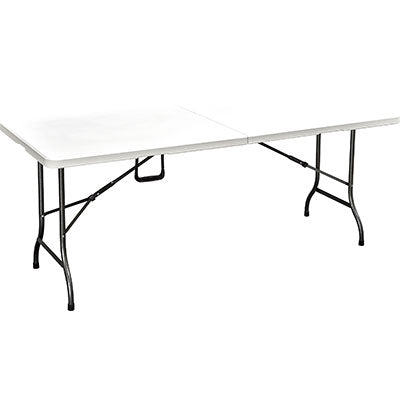 TAVOLO CATERING DOMUS HDPE BIANCO/ACCIAIO CM 180X75 H.CM 74 Immagine principale del prodotto
