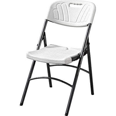 SEDIA CATERING DOMUS HDPE BIANCO/ACCIAIO CM 63X44.5 H.CM 80.5 Immagine principale del prodotto