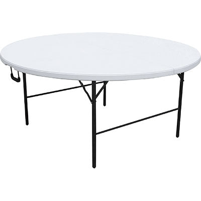 TAVOLO CATERING DOMUS HDPE BIANCO/ACCIAIO CM 160 H.CM 74 Immagine principale del prodotto