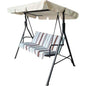 DONDOLO MANY DOMUS ACCIAIO VERN/FANTASIA CM 170X110 H.CM 153