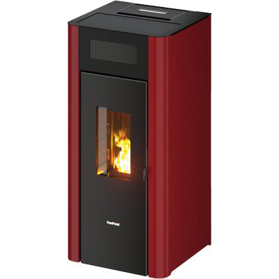 STUFA PELLET AMARANTO 9 FREEPOINT BORDEAUX KW 9 MM 477X457 H.MM 1001 Immagine principale del prodotto
