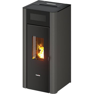 STUFA PELLET AMARANTO 9 FREEPOINT ANTRACITE KW 9 MM 477X457 H.MM 1001 Immagine principale del prodotto