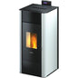 TERMO STUFA PELLET TESIS 22 IDRO FREEPOINT BIANCO KW 22,8 MM 510,5X520 H.MM 1100