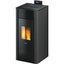 TERMO STUFA PELLET TESIS 22 IDRO FREEPOINT ANTRACITE KW 22,8 MM 510,5X520 H.MM 1100