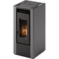 STUFA PELLET PIKO 6 FREEPOINT TITANUM KW 6 MM 457X452 H.MM 837