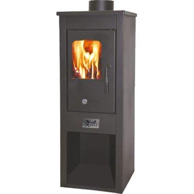 STUFA LEGNA ERA MILLE NERO KW 6,8 MM 330X350 H.MM 940