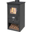 STUFA LEGNA ATHENA 11 MILLE NERO KW 10,7 MM 430X410 H.MM 860