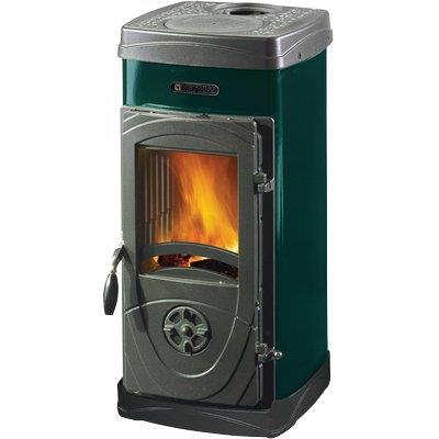 STUFA LEGNA SUPER JUNIOR LA NORDICA VERDE KW 5 MM 360X419 H.MM 771